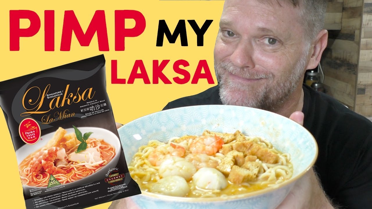 Первая дегустация сингапурской лапши Laksa La Mian