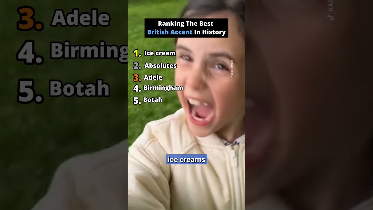 Ranking The Best British Accent In History #shorts