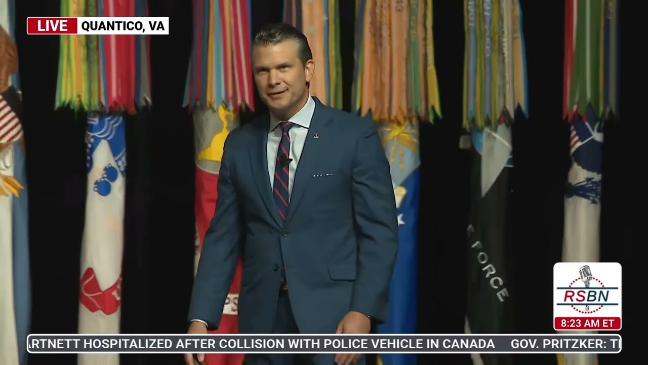 WATCH: Secretary of War Pete Hegseth Address Military Leaders at Quantico - 9/30/25