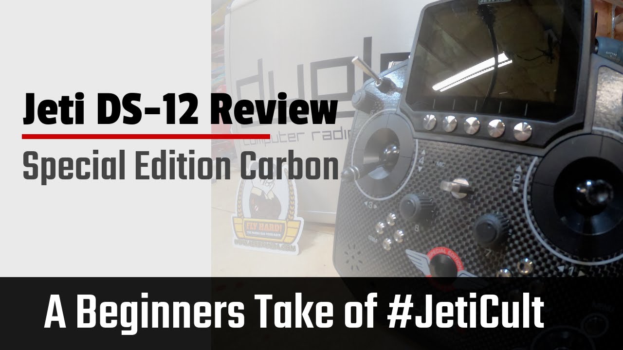Радиоуправляемый передатчик Jeti DS-12 Special Edition Carbon, взгляд новичка