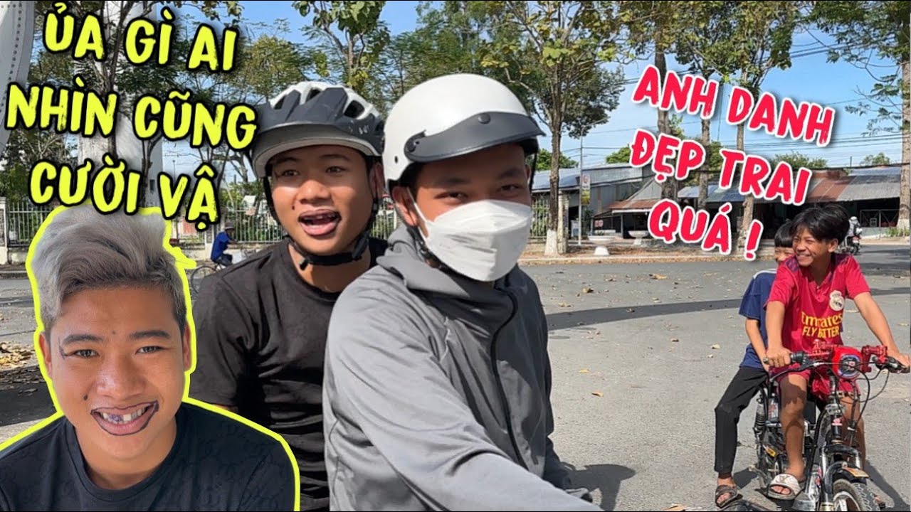 TNB - Danh Mê Ngủ Bị Cả Team Vẽ Mặt Súng Răng Chở Đi Khắp Thành Phố Và Phản Ứng Mọi Người Xung Quanh