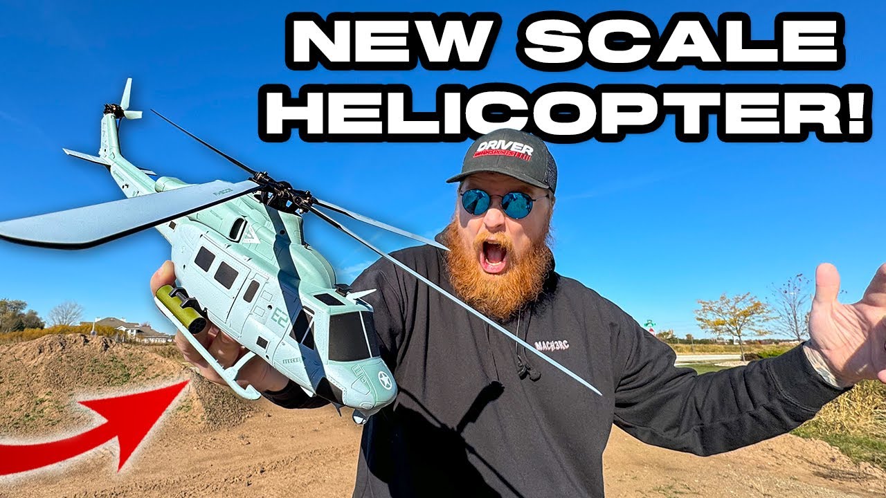 ВЫГЛЯДИТ ПОТРЯСАЮЩЕ! Обзор радиоуправляемого вертолёта Goosky E2 UH-1 Venom