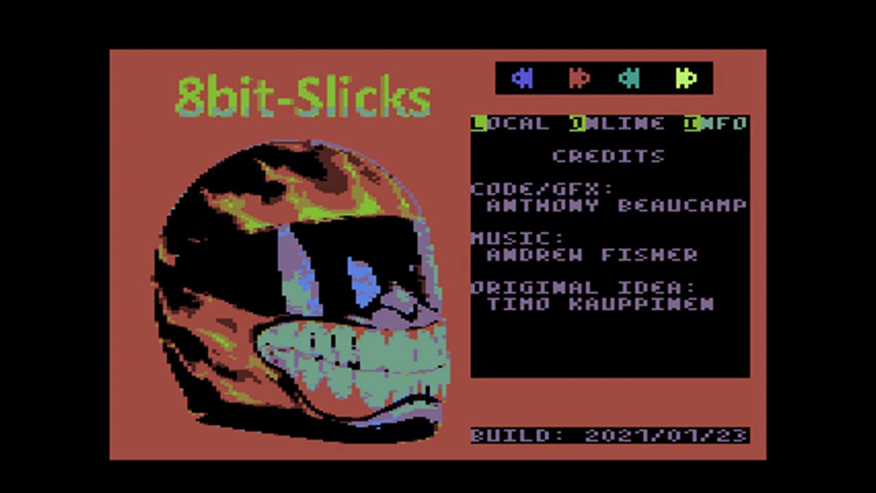 8bit Slicks (Atari 8bit game)