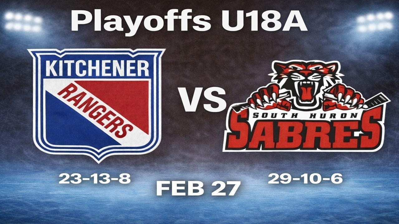 KLR U18A vs South Huron Sabres Playoff game