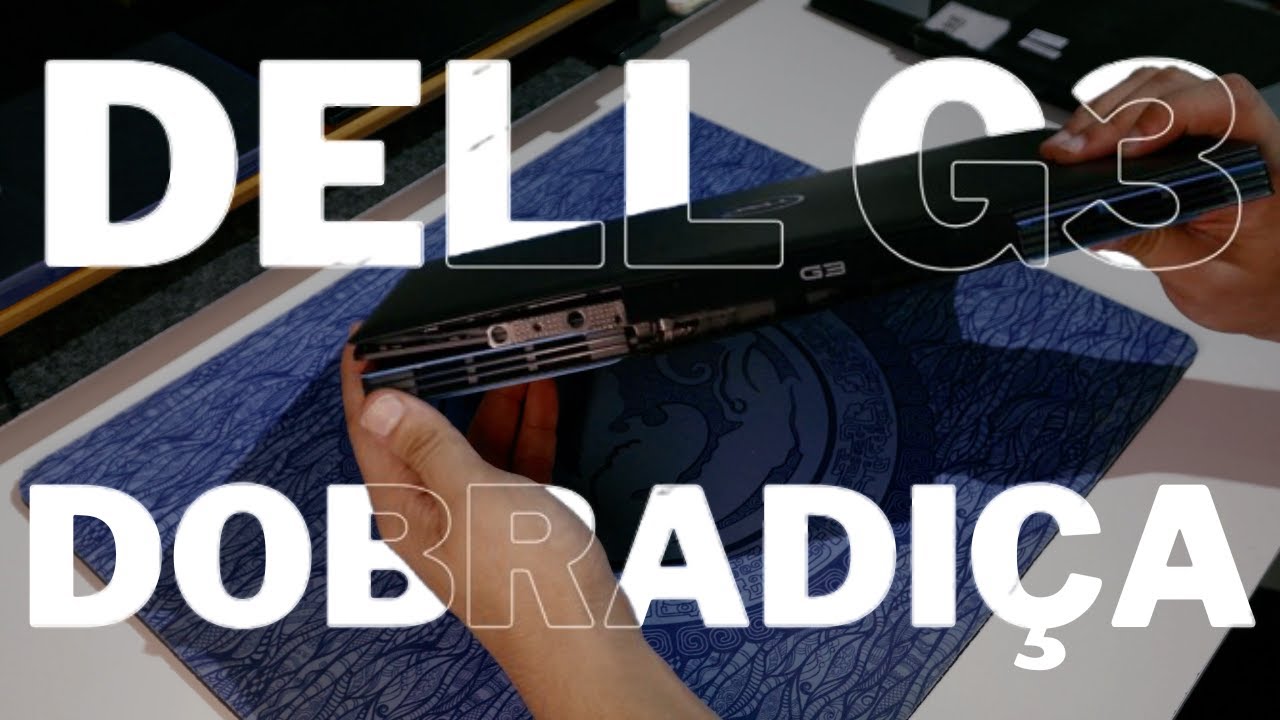 Como trocar a tela/carcaça do Dell G3 - 3590 - DOBRADIÇA QUEBRADA!