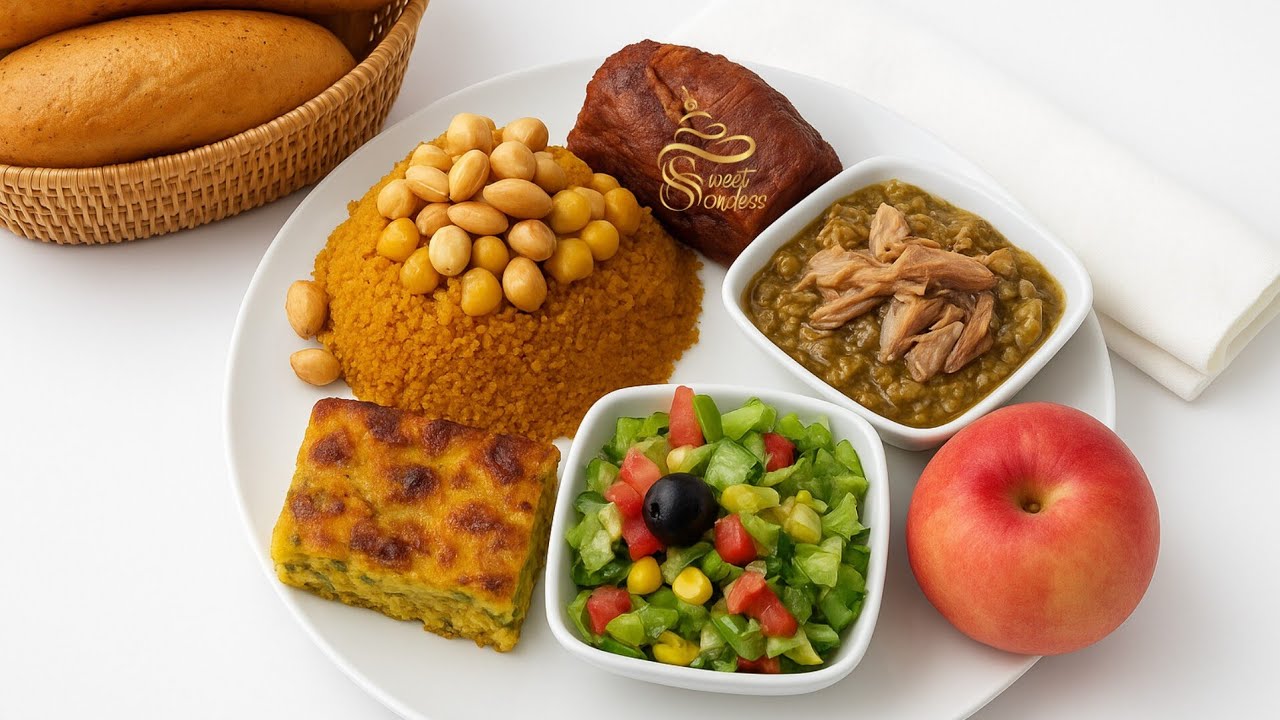 أسهل طاجين الأفراح والمناسبات و سلاطة مشوية و سلاطة خضراء بنة / tajine tounsi w slata mechwiya