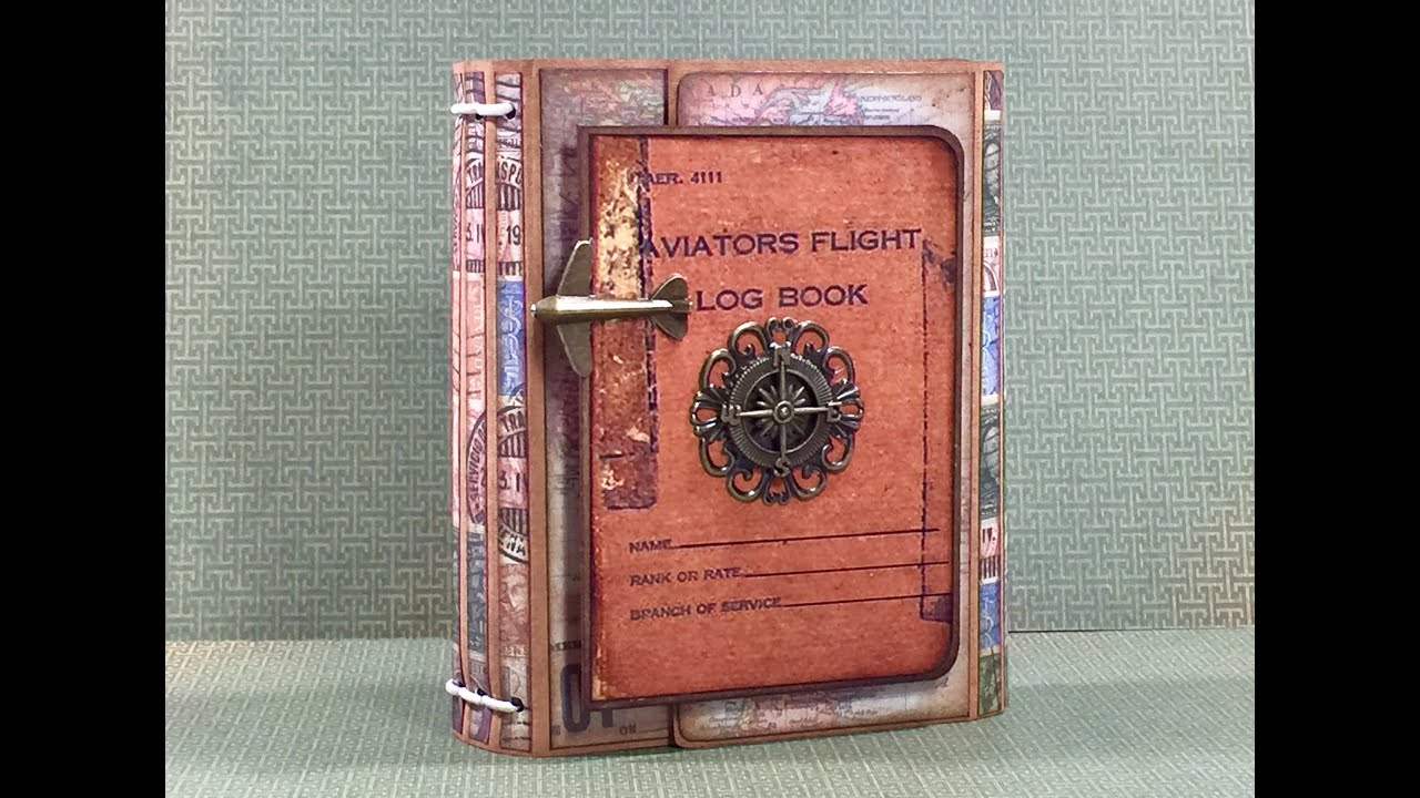 Vintage Aviator’s Flight Log Book