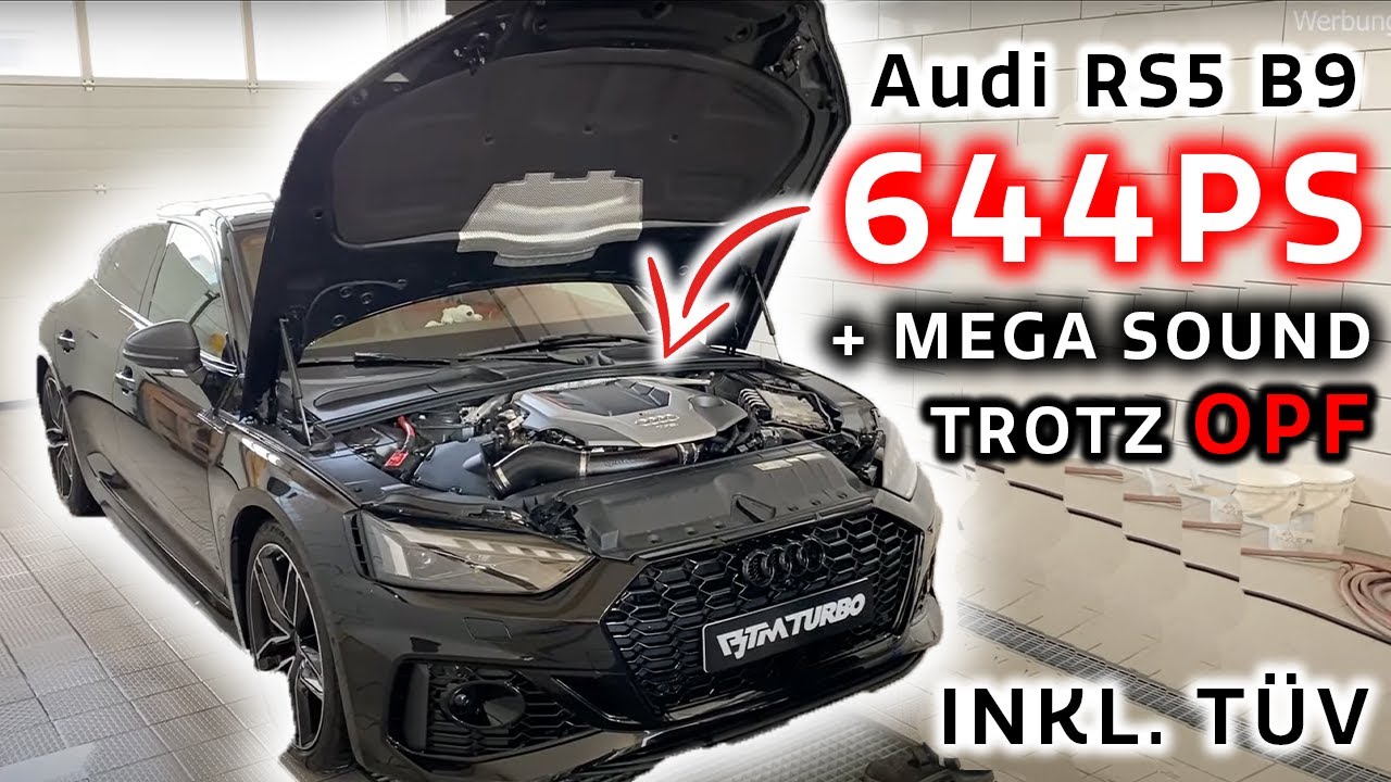 644PS mit TÜV! Audi RS4 & RS5 B9 | BTM Stage 5 | Acceleration & Sound & Revs - BTM Turbo