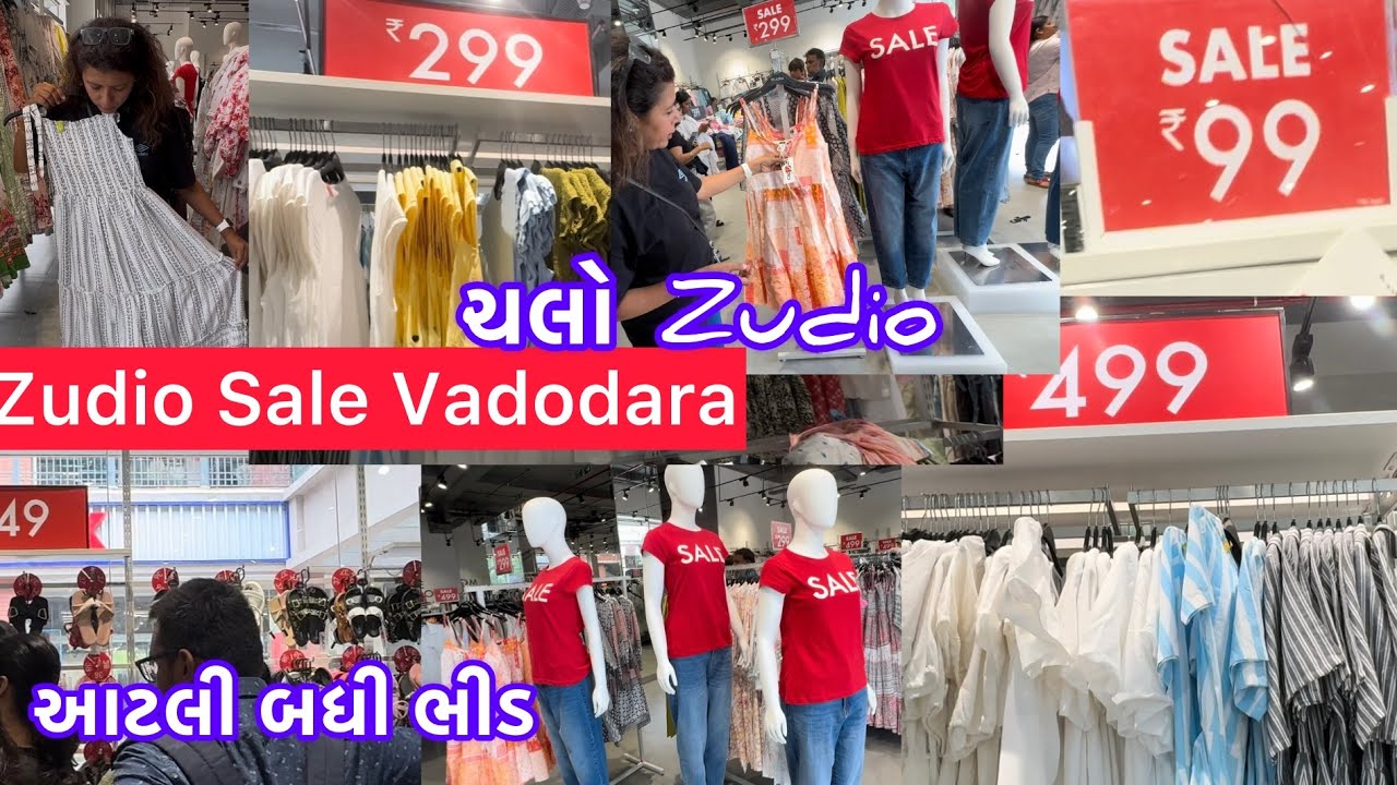 ₹99😱Chepest Zudio Sale 2025🛍Zudio Shopping | Zudio Vadodara 