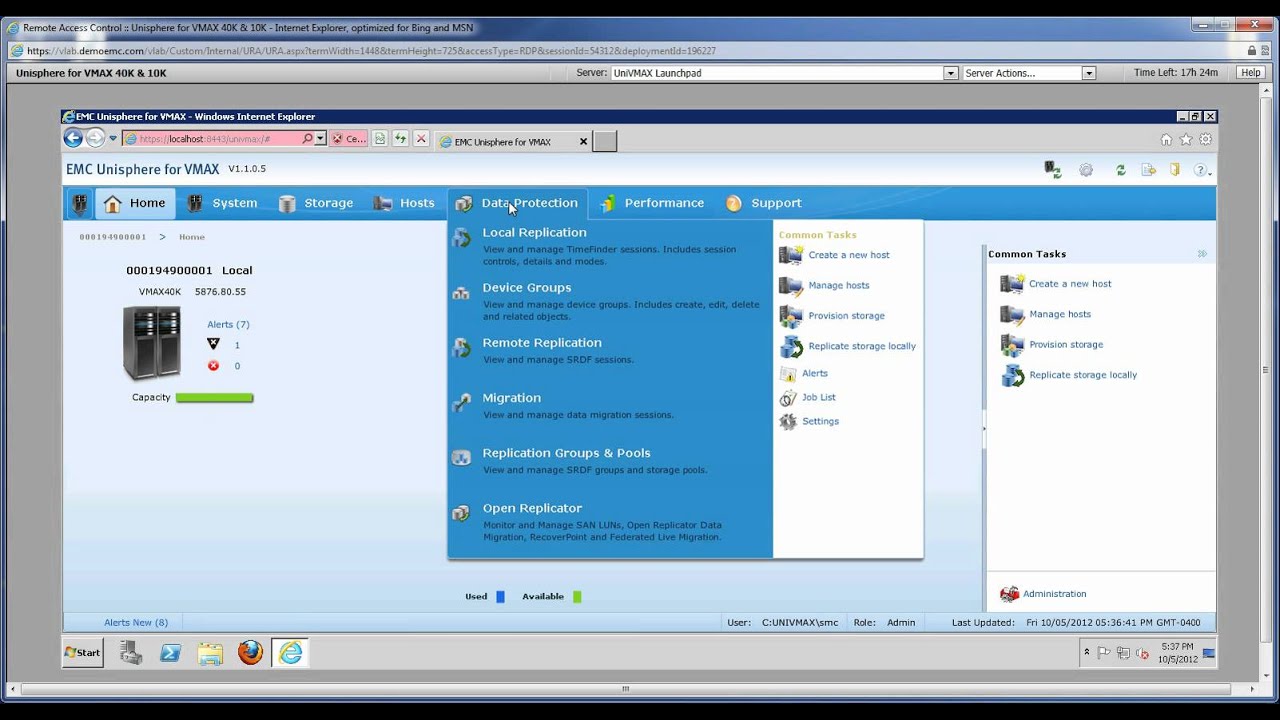 EMC Unisphere for VMAX - Auto Provisioning