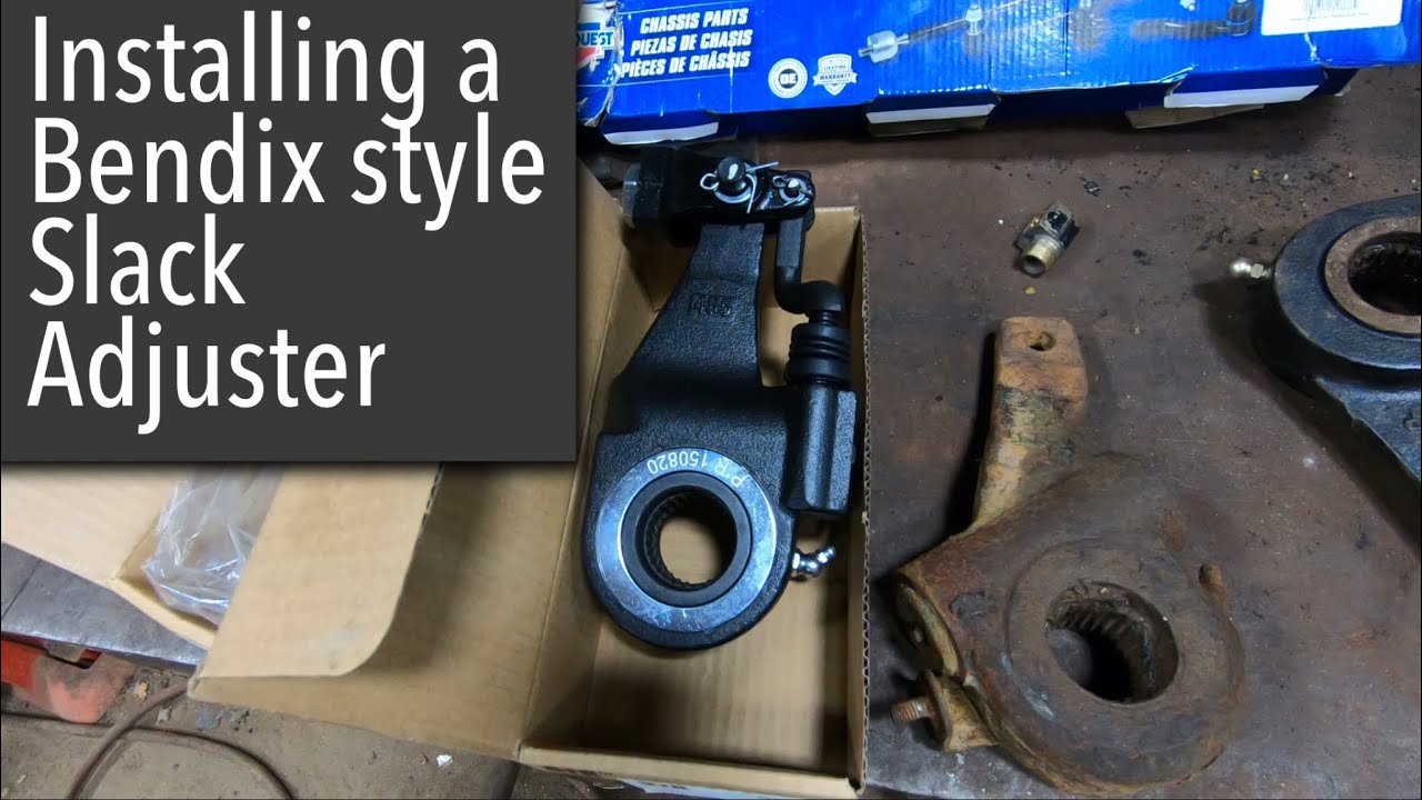 Installing bendix style slack adjusters