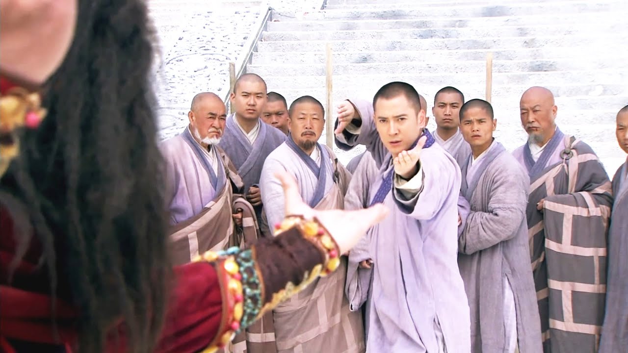 虛竹成名之戰！鳩摩智打上少林寺自以為無敵，卻被角落裡的傻和尚一招打敗！🏹Kung Fu | 功夫