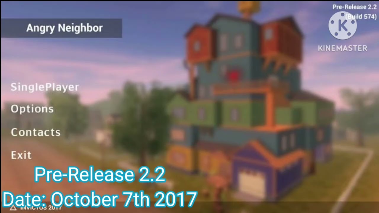 List of Version In Angry Neighbor (Launch Version To Release 5.0)