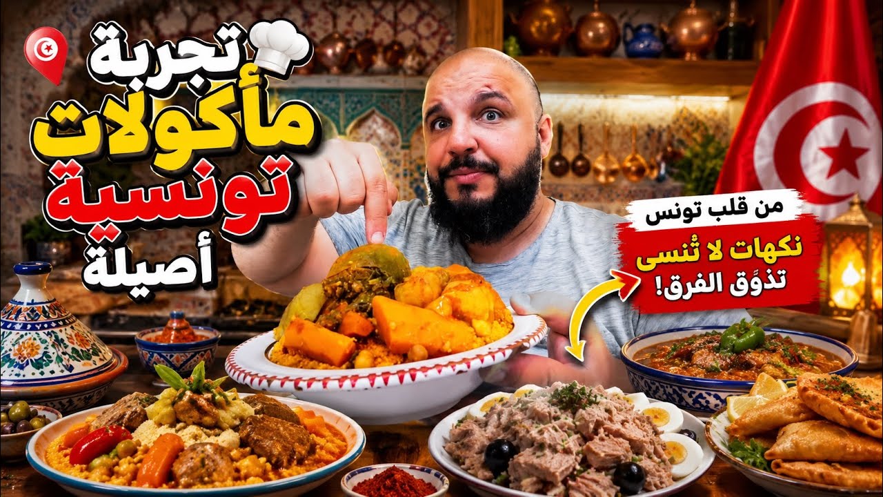 جربت أكلات تونسية أصيلة ونصدمت 🇹🇳🇹🇳🇹🇳
