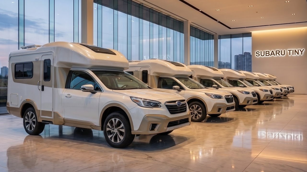 Новый миниатюрный кемпер Subaru 4x4 2027 года &mdash; маленький дом на колесах, ОГРОМНЫЕ приключения!