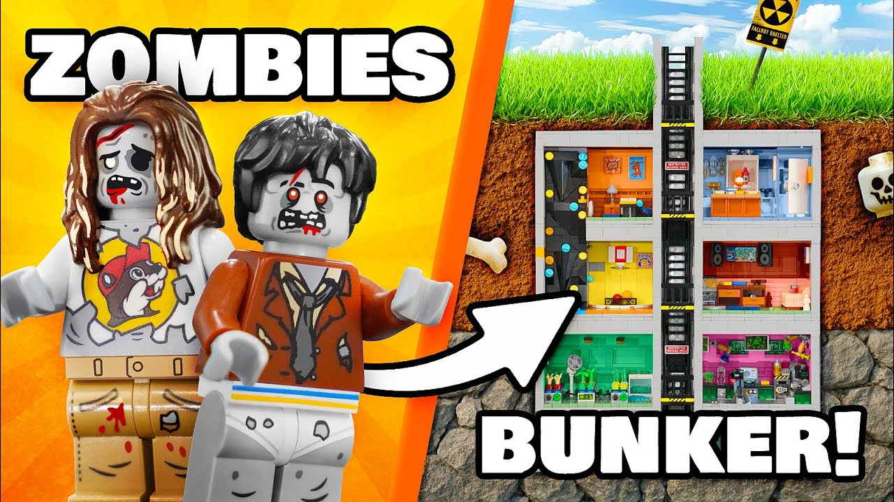 Я построил ВЕЛИЧАЙШИЙ ЗОМБИ-БУНКЕР из LEGO!