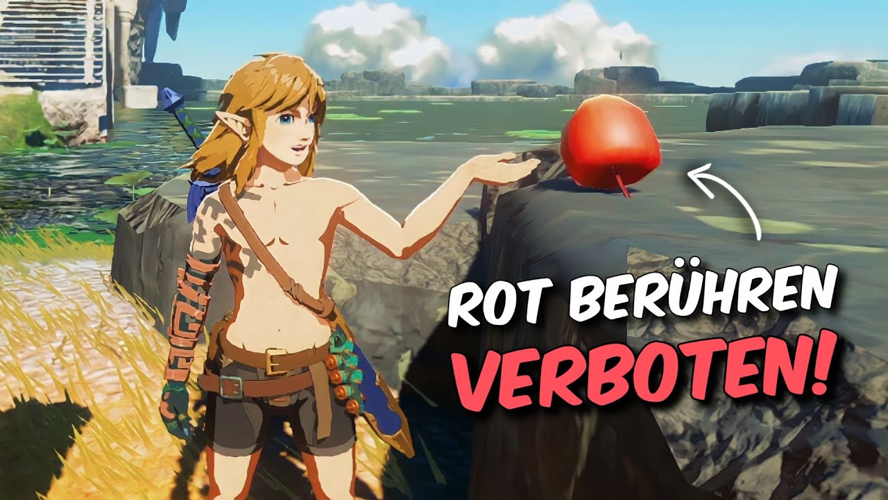 Kann man 'Zelda: Tears Of The Kingdom' spielen ohne ROT zu berühren?