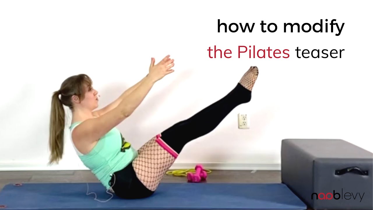 Pilates Teaser Modifications for Beginners | How to do a Pilates teaser