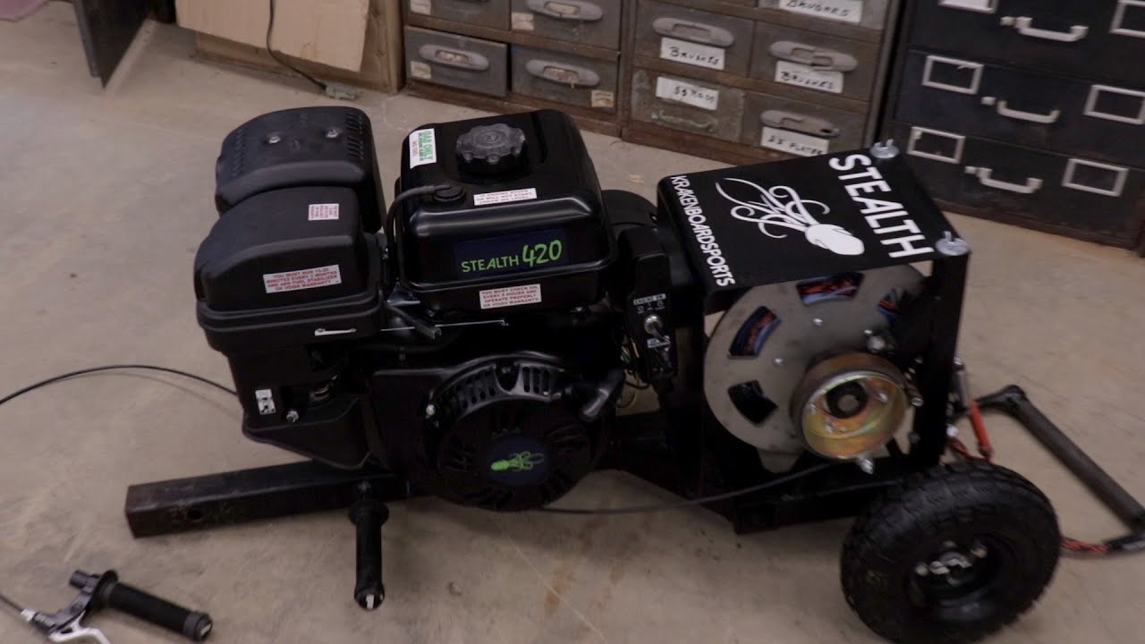 KRAKENBOARDSPORTS 420 STEALTH TOW WINCH | QUARRY CHALLANGE | WAKEBOARD TOW | SNOWBOARD TOW WINCH