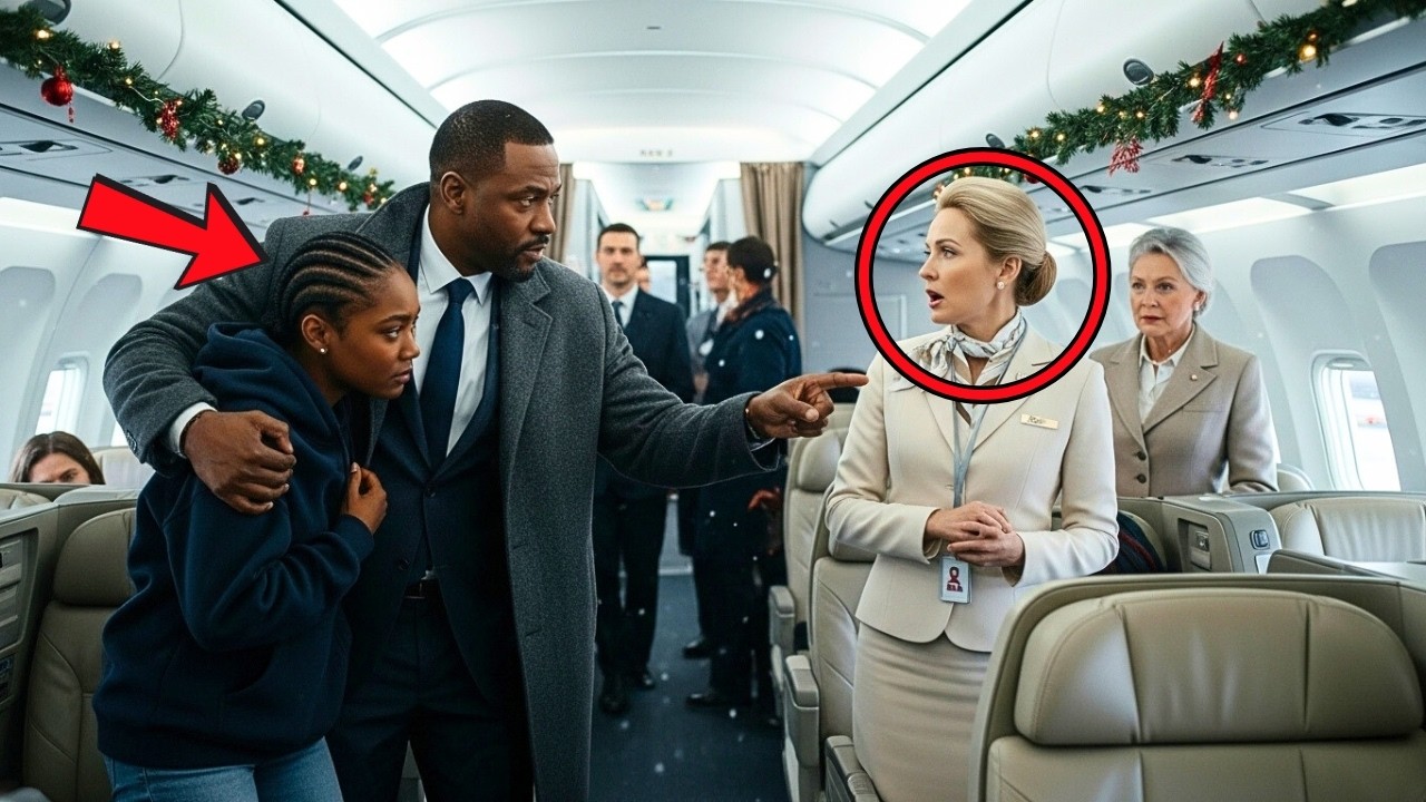 Black Teen Detained at Airport on Christmas ,  Staff Freeze When Her CEO Dad Arrives...
