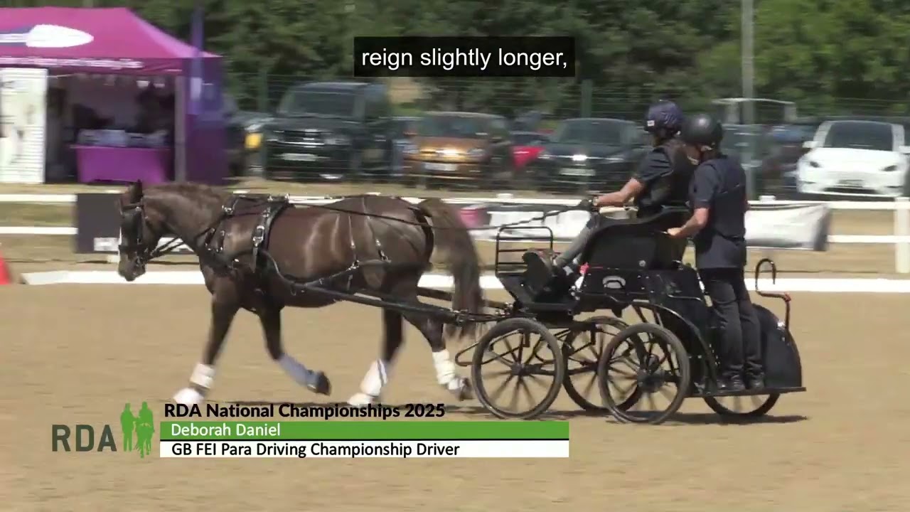 2025 RDA National Championships Carriage Driving Demo - Deborah Daniel