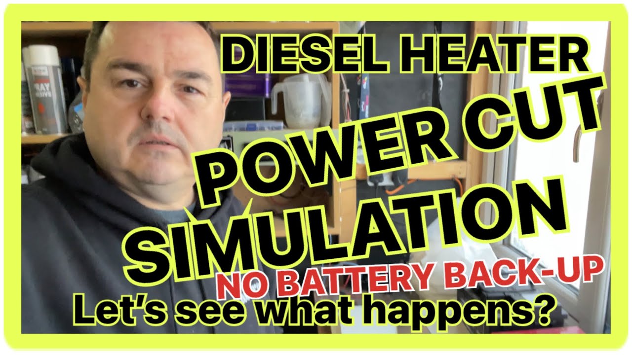 CHINESE DIESEL HEATER no battery back up needed and I prove it!