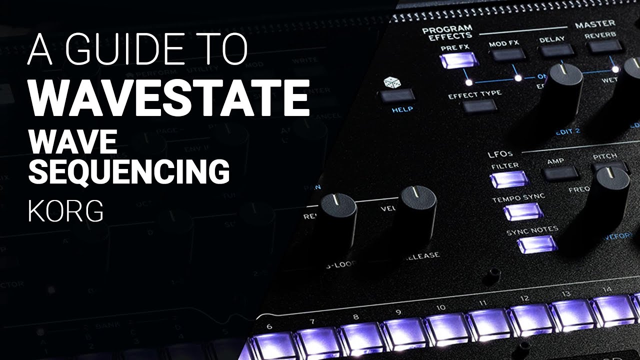 The KORG WAVESTATE complete guide walkthrough tutorial.( Wave sequencing )