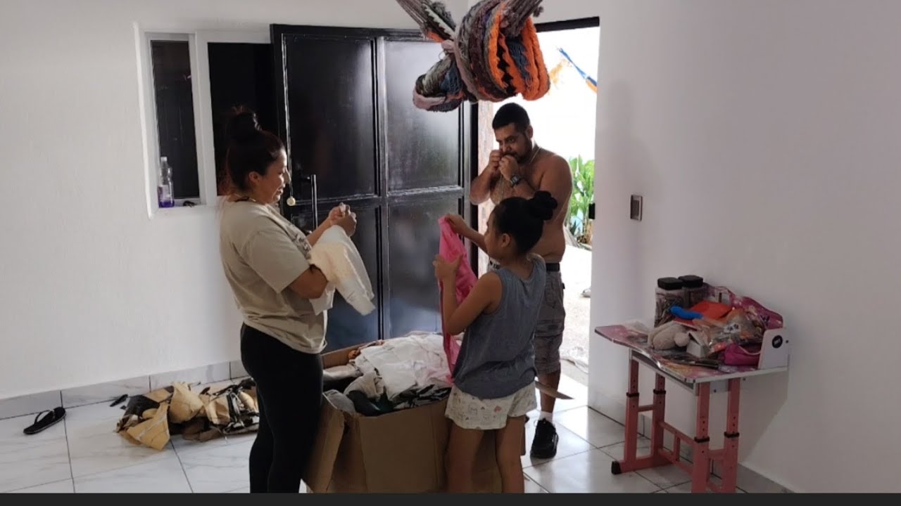Caja de mi suegra de Estados Unidos ¿Que nos envió?🇺🇸 ♥️  #unboxing #paqueteEEUU #suegra #video 