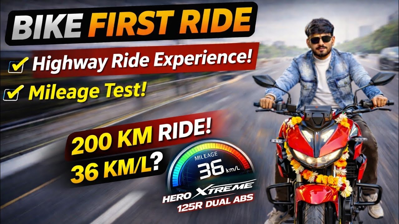 Hero Xtreme 125R Dual ABS – 200KM Highway Ride + Mileage Test (Real Review)