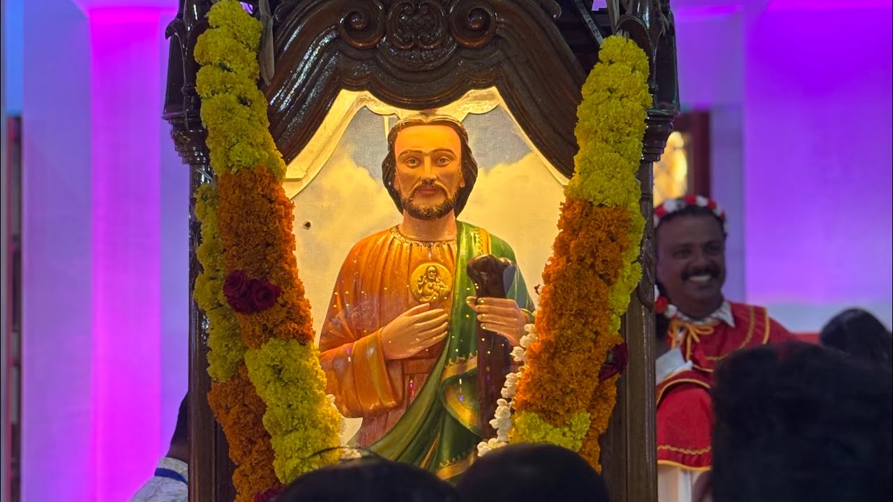 വി. യൂദാശ്ലീഹായുടെ ഇടവക മദ്ധ്യസ്ഥ തിരുനാൾ 2025 | തിരുസ്വരൂപം എഴുന്നള്ളിക്കൽ | ദിവ്യബലി | പ്രദക്ഷിണം