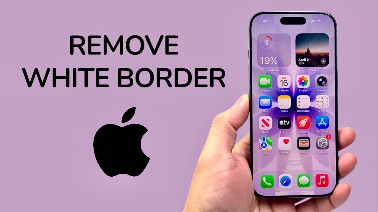 How To Remove White Border Around Icons On iPhone After Update