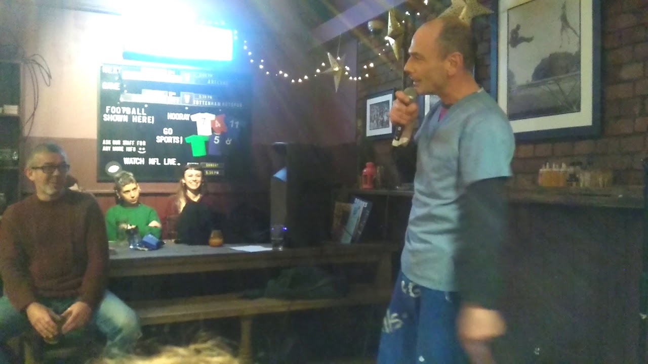 ComedyJon performing at the White Harte 19.12.17