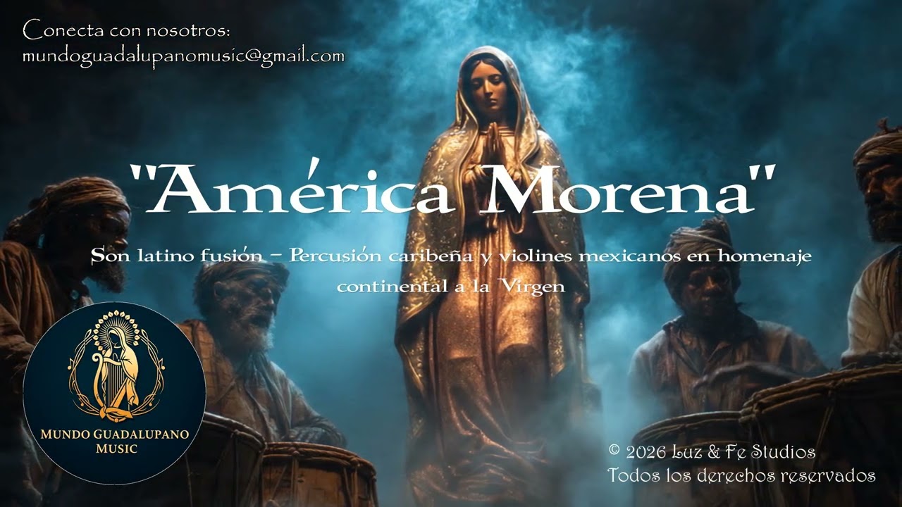 AMÉRICA MORENA | Son latino fusión Percusión caribeña y violines mexicanos | Mundo Guadalupano Music