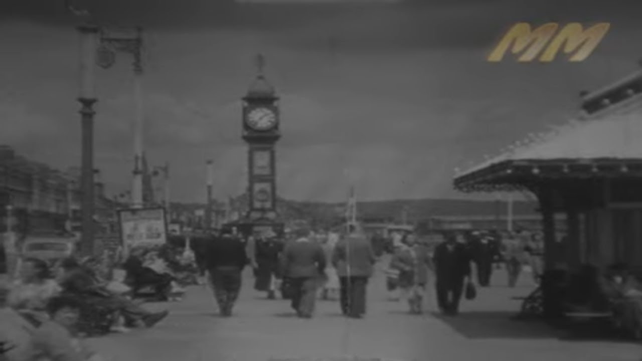 Weymouth and Portland England 1950s/'60s old cine film