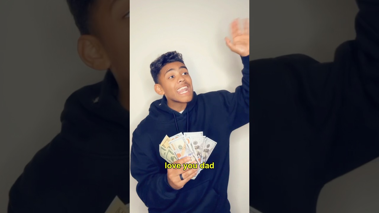 How to get money from your dad&hellip;😂💀 #comedy