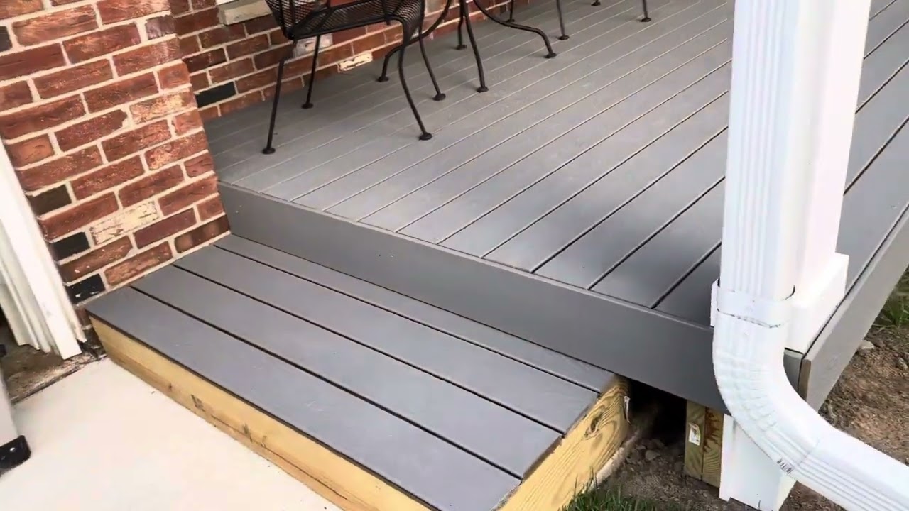 Steering gear installed and decking done on our new front porch ￼￼