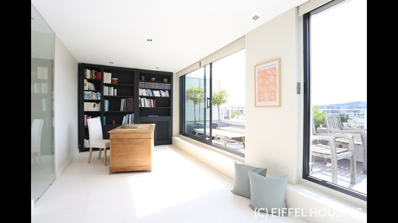 Rue Béranger - Boulogne - Duplex, 160 sqm + private decks - 3BR - furnished