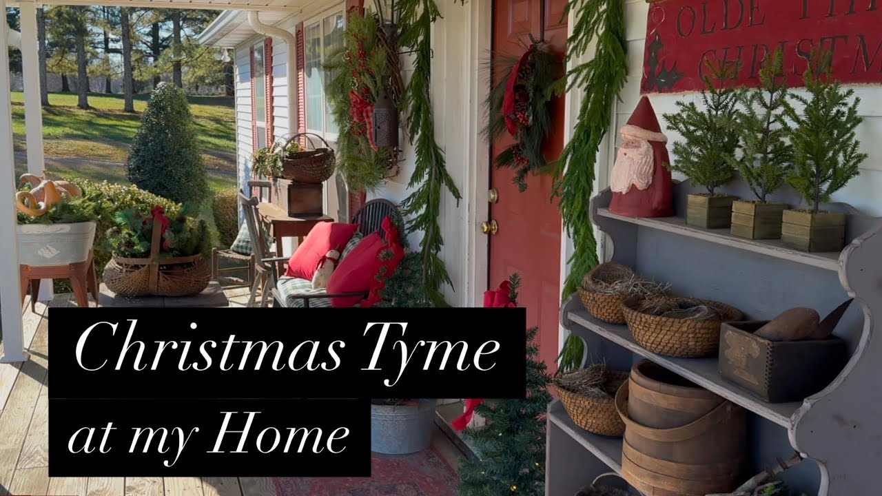 My Christmas Home Tour 2024 ~ Primitive & Colonial Style Antiques