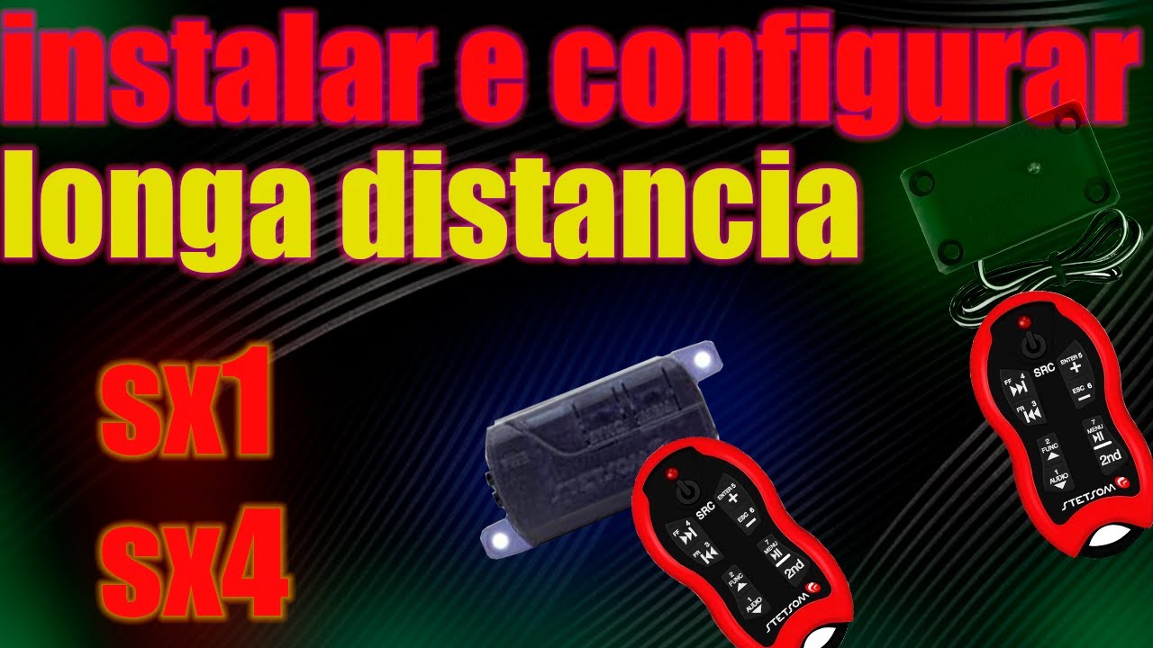 como instalar e configurar controle longa distancia stetsom