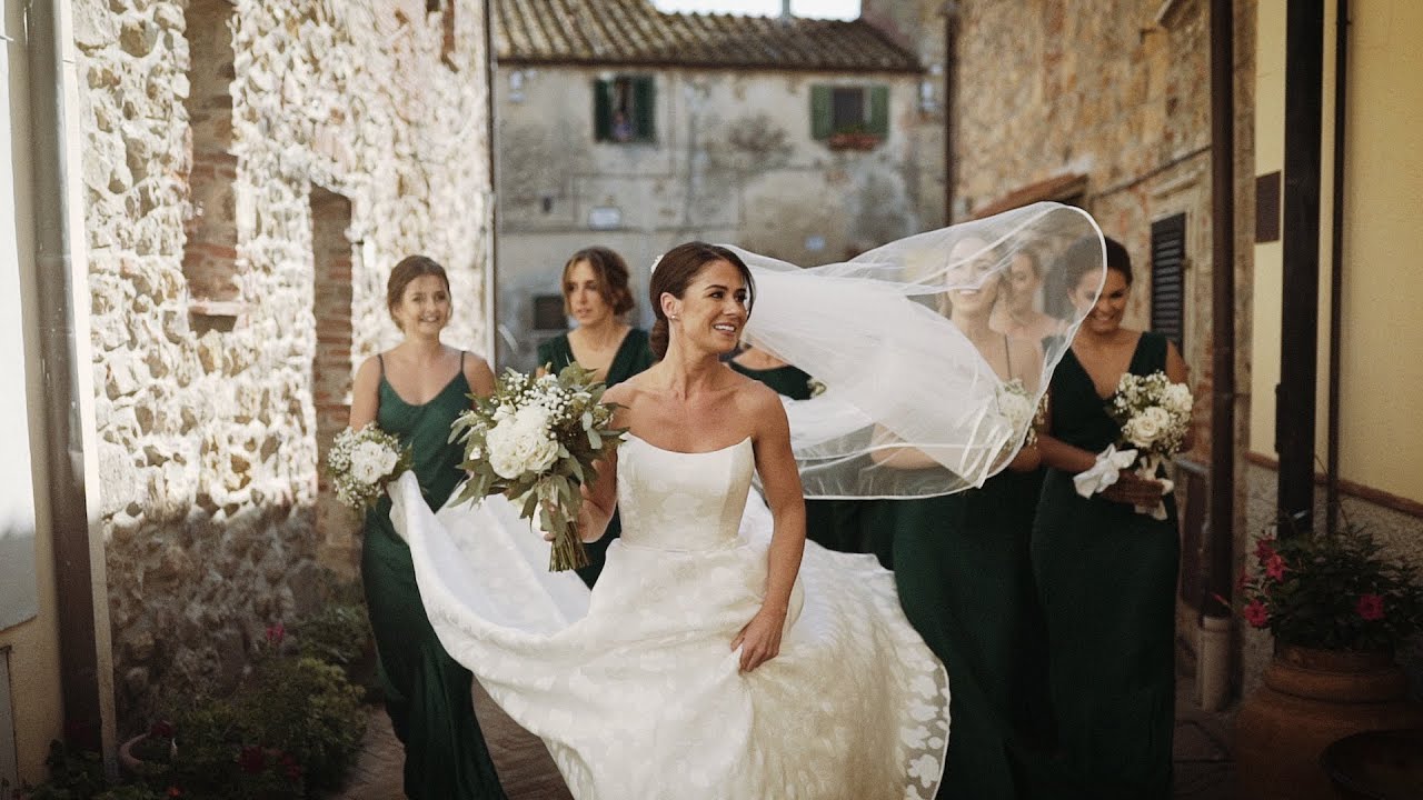 Wedding film in Tuscany, La Pescaia Resort | Kate&James