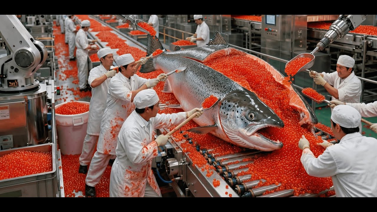 Inside a Fish Farm: The Full Process of Making Luxury Trout Caviar 🍣