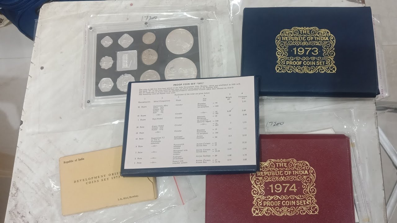 Buy Indian Proof Set Value | Indian Unc Set Value Collection