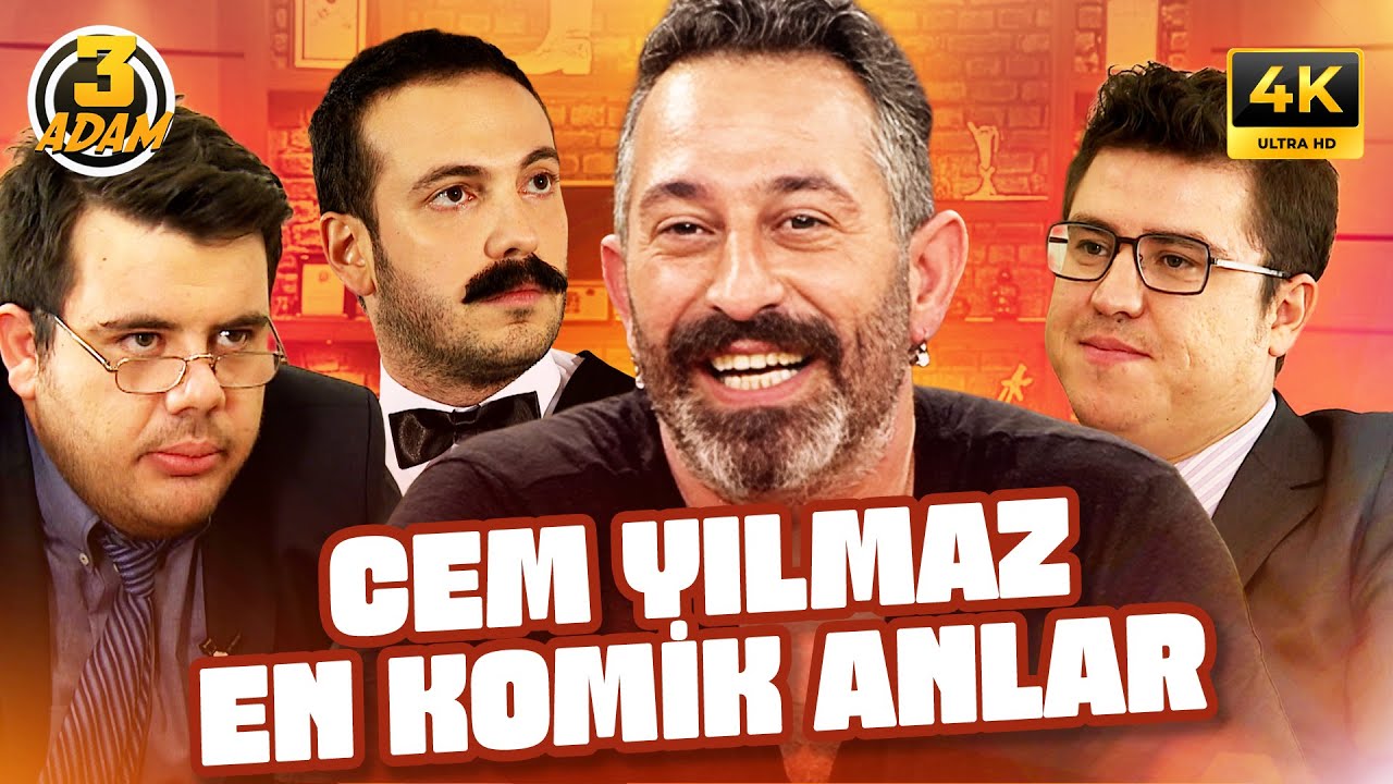 Cem Yılmaz'ın St&uuml;dyo'yu G&uuml;lme Krizine Soktuğu Anlar 4K Full HD (Cem Yılmaz) #2