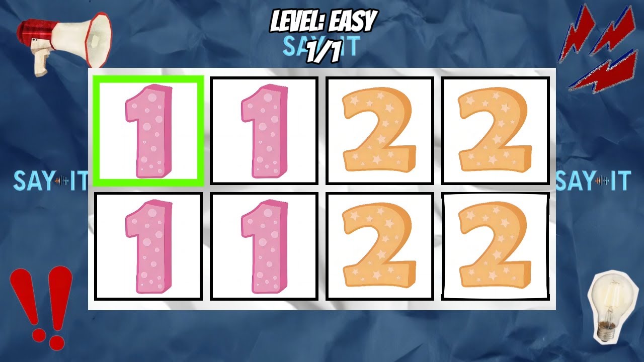 Say The Word On Beat l LEVEL 1-3  EASY MEDIUM HARD PART4