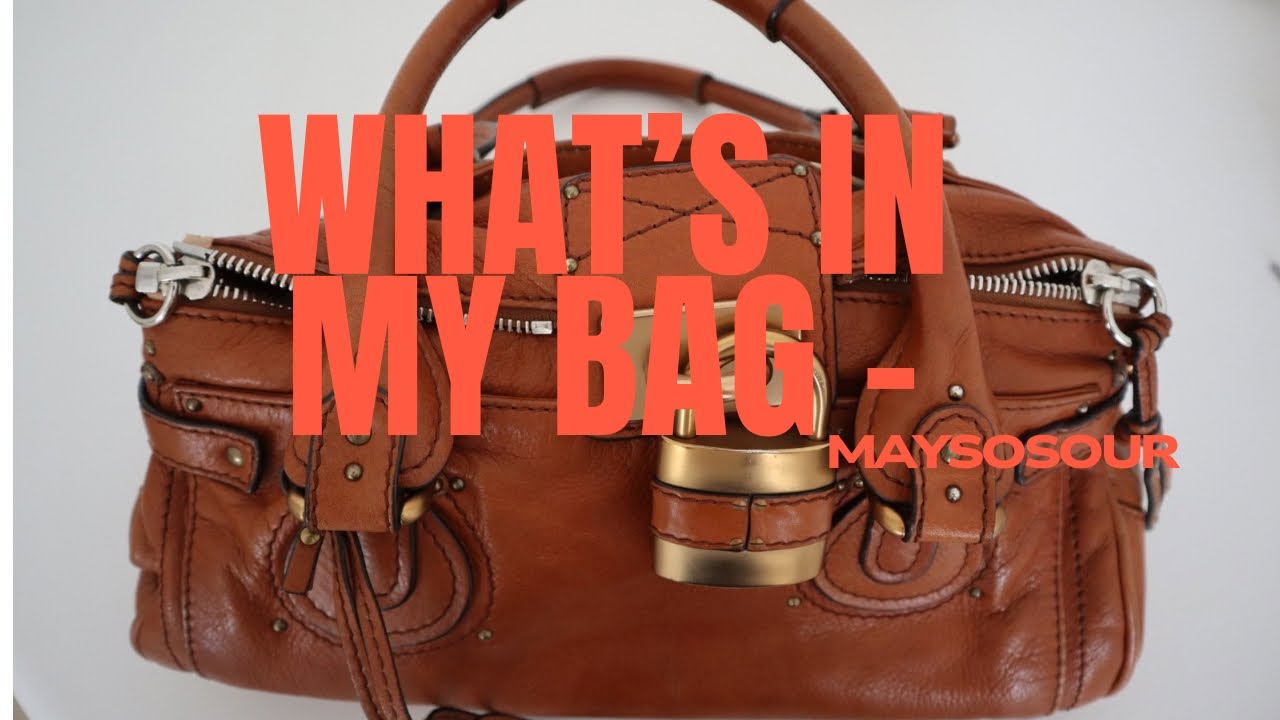 What’s in my bag | nostalgia del 2010 | maysosour 