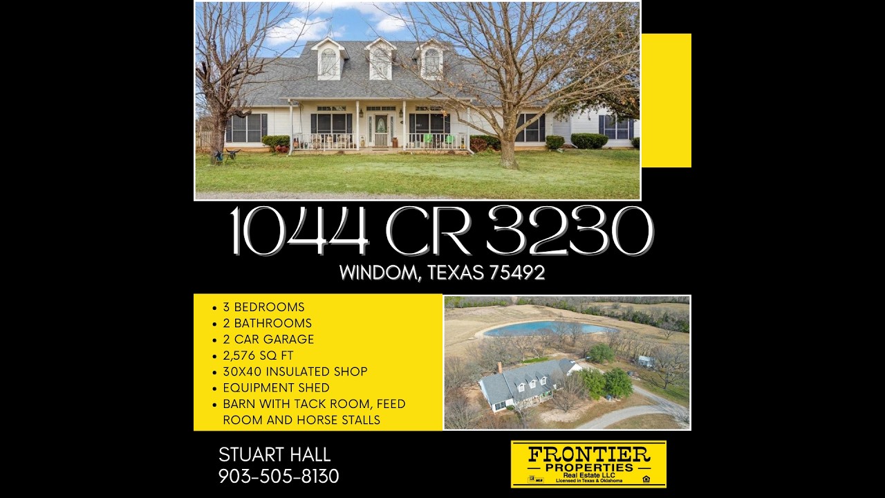 1044 County Road 3230, Windom, TX 75492