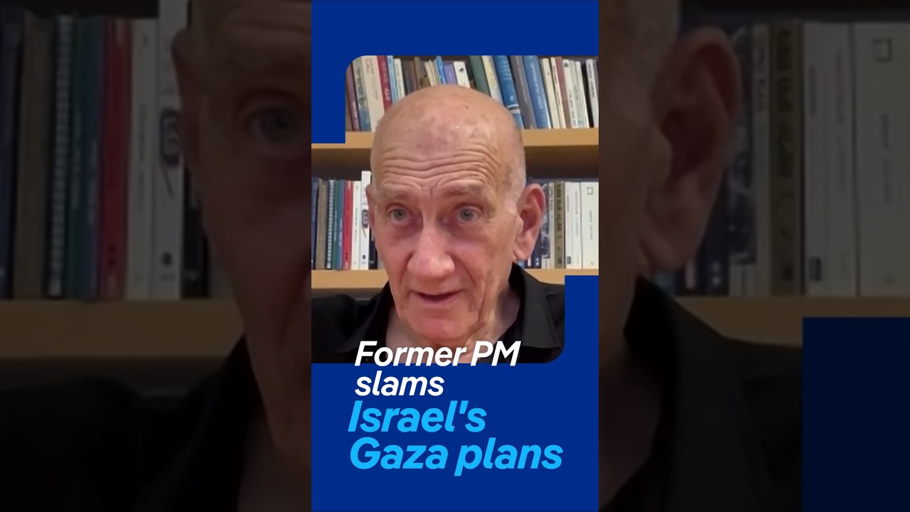 Former Israeli Prime Minister Olmert slams Israel's Gaza plans | DW News