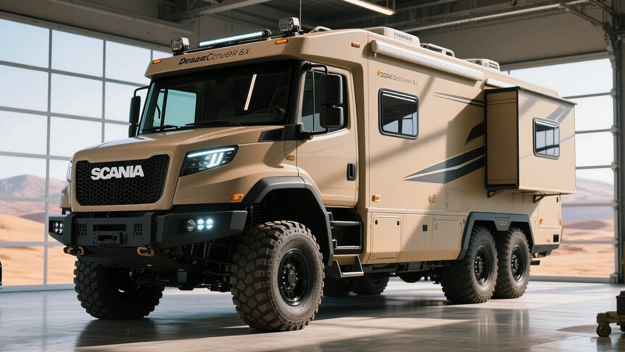 2026 Scania DesertCruiser 6x6 &ndash; The Ultimate Off-Grid Luxury Expedition Truck for Adventure Lovers