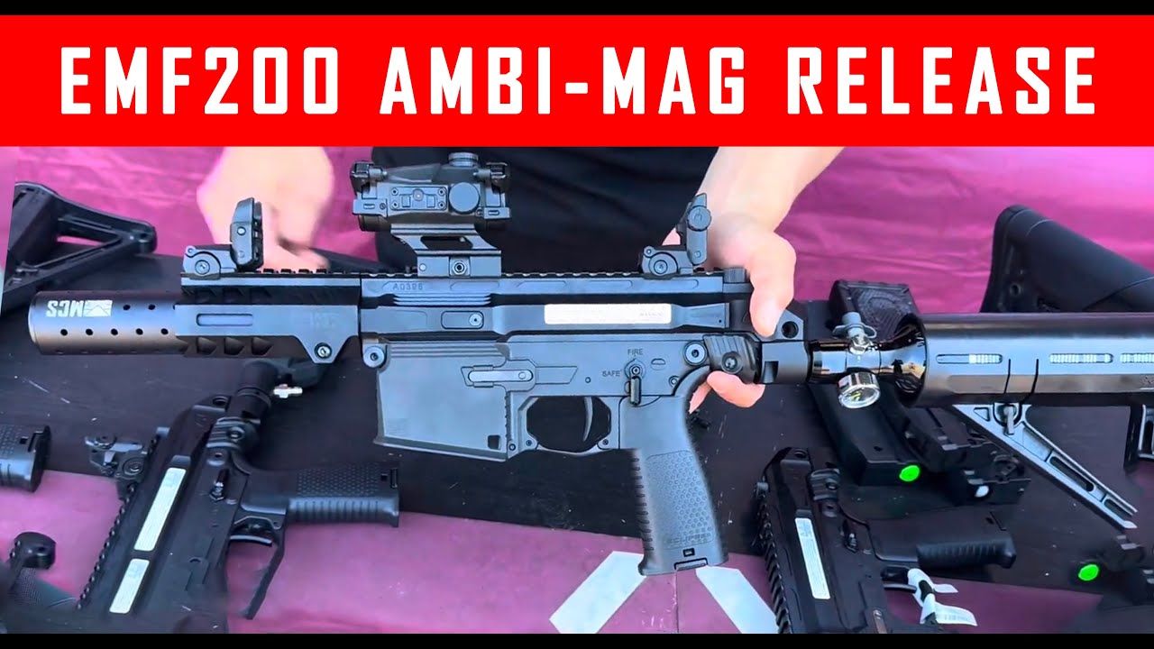 EMF200 Ambidextrous Magazine Release Installation #mcs