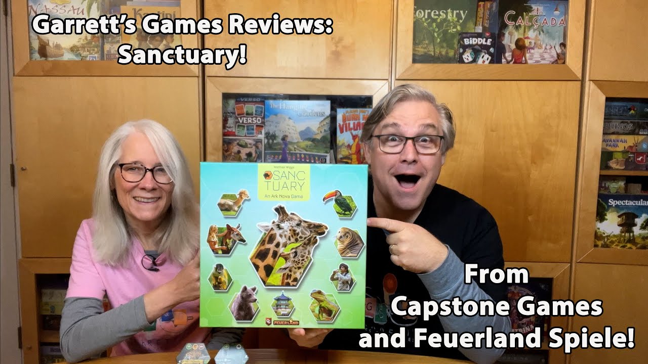 Обзоры игр от Garrett's Games: Sanctuary от Capstone Games и Feuerland Spiele!
